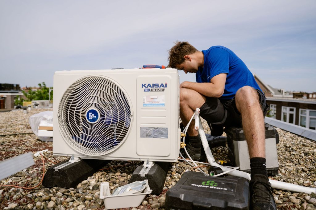 airco als hoofdverwarming